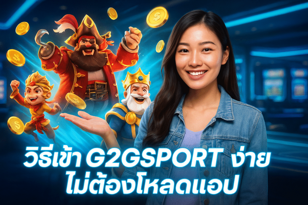 วิธีเข้า G2GSPORT ง่าย ไม่ต้องโหลดแอป