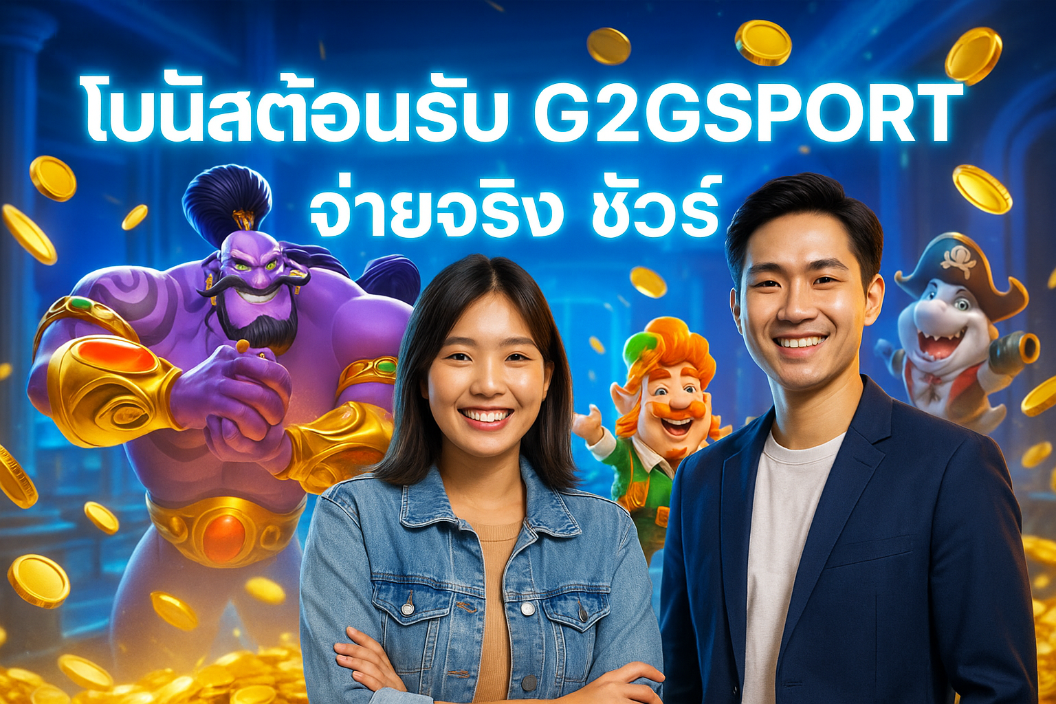 โบนัสต้อนรับ G2GSPORT จ่ายจริง ชัวร์