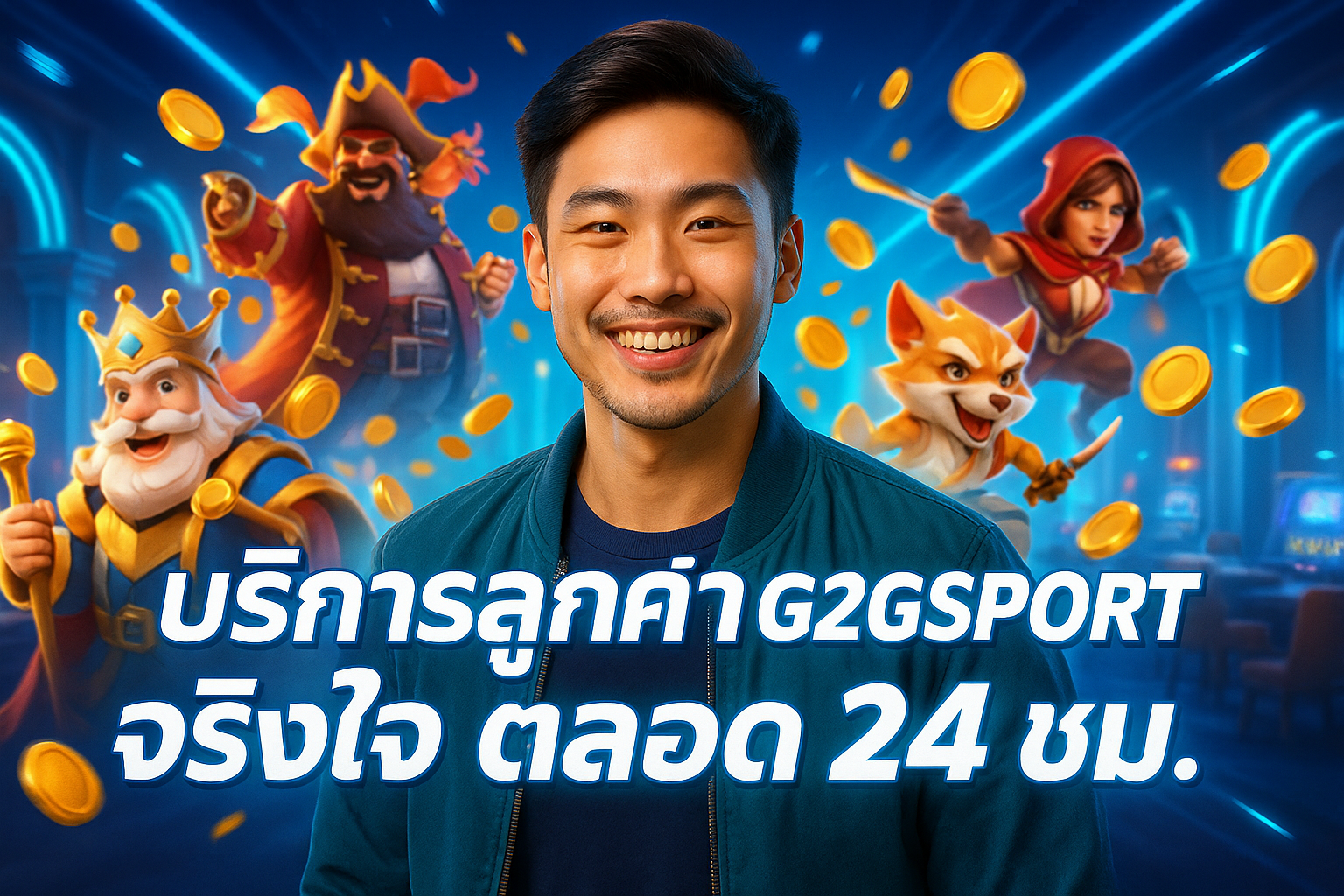 บริการลูกค้า G2GSPORT จริงใจ ตลอด 24 ชม.