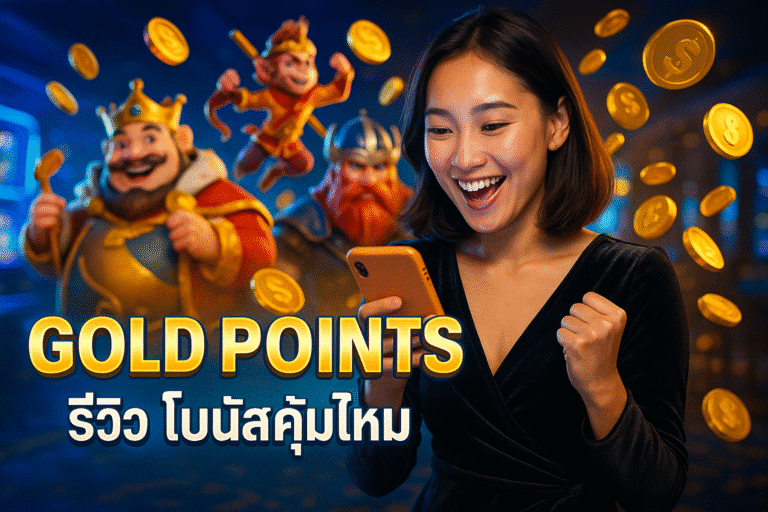 GOLD POINTS รีวิว โบนัสคุ้มไหม